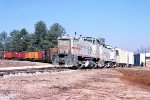 Sandersville RR SW1500 #300 with SW1200 #200 switch cars.